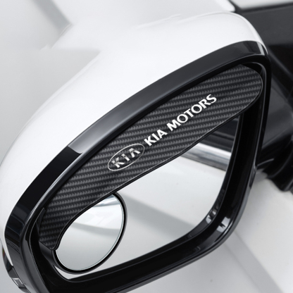 🔥Hot Selling🔥 Car Rear View Mirror Small Round Mirror Rain Eyebrow (2PCS)