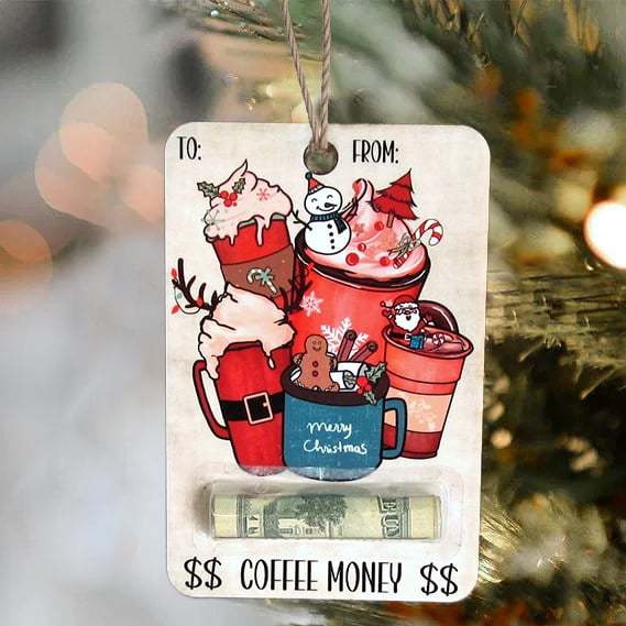 🎅💸 Christmas Hot Sale 70% Off - Handcrafted Wooden Money Holders Gift