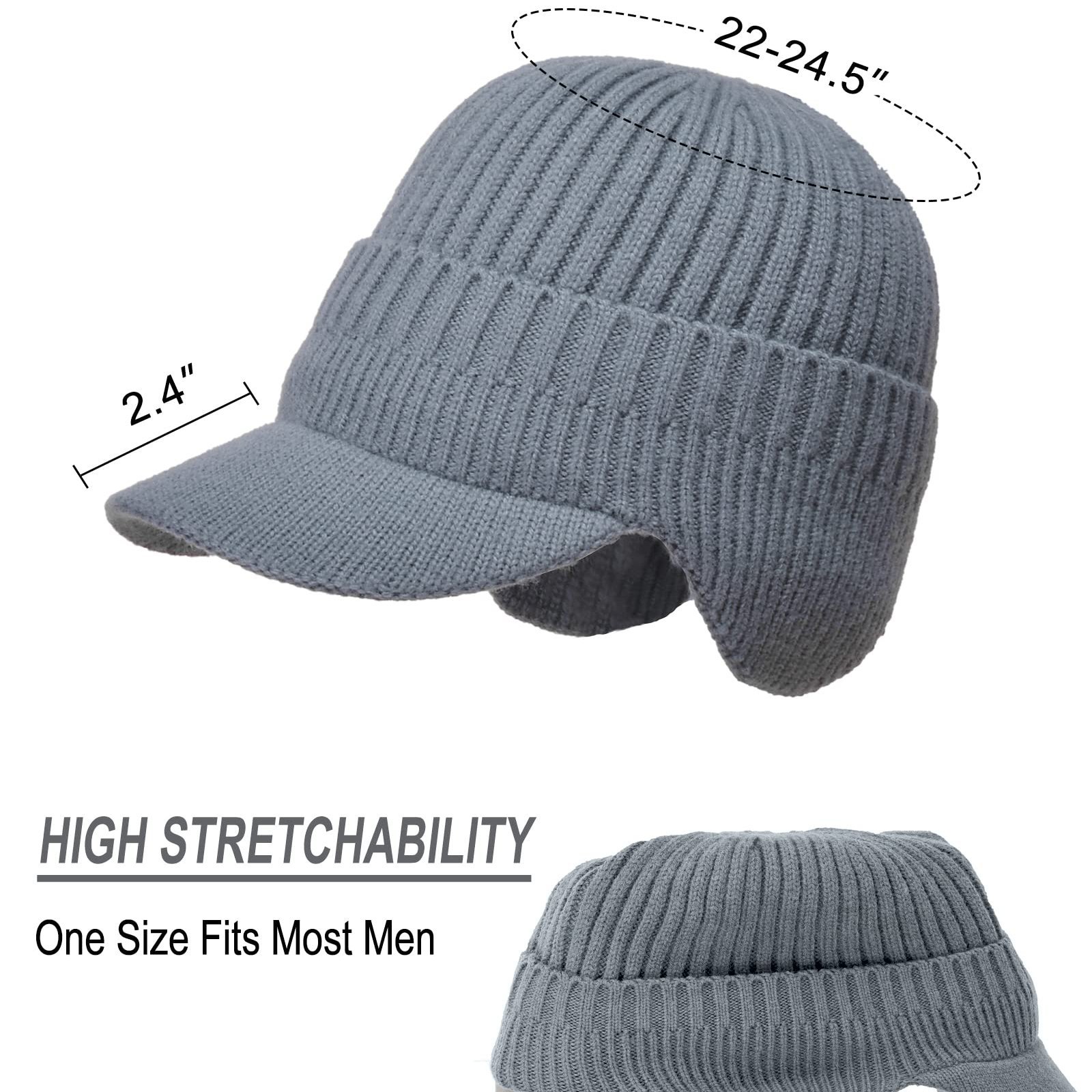 🎄 Christmas Gifts 🎁Elastic Warm Ear Protection Knitted Hat☃️