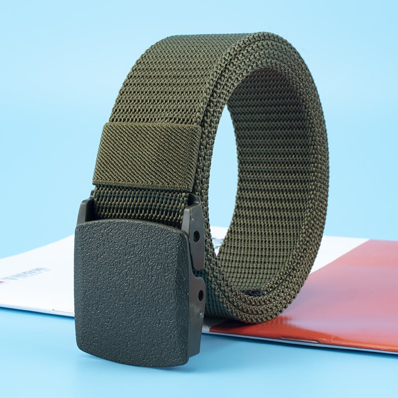 🎁Non-Metallic Non-Magnetic Buckle Nylon Belt