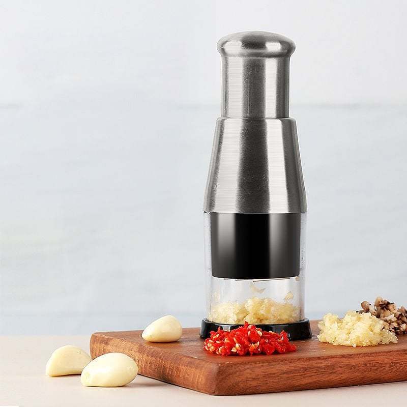 🥳🥳🥳SUMMER Hot Sale 48% OFF-Pressed Garlic Chopper(🔥Order now and get a free roll garlic peeling machine🔥)