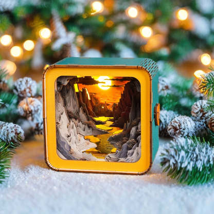 🎄Christmas Gift🎁 3D Wooden Puzzle Night Light