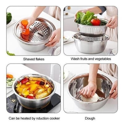 🎁 2025 New Year Sale 50% OFF 🔥 Germany Multifunctional Stainless Steel Basin