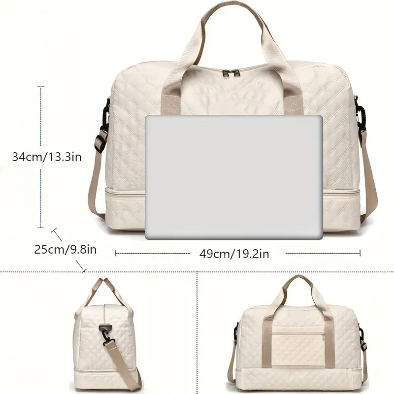 Versatile Luxe Travel Tote – Lightweight, Spacious & Stylish