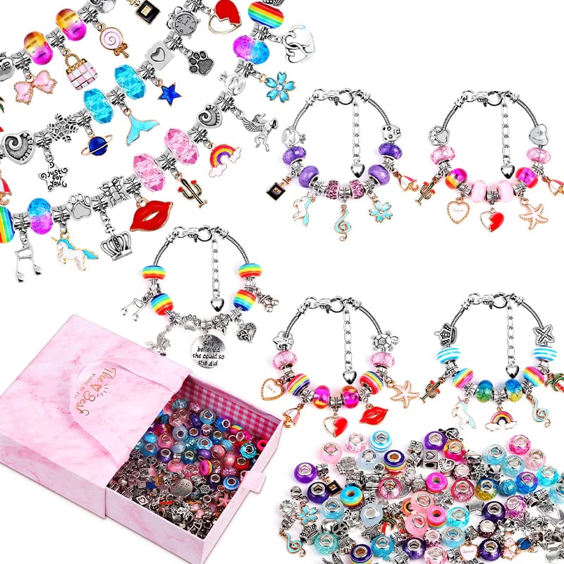 🎁Best Christmas Gifts 🔥Charm Bracelet Jewerly Making Kit
