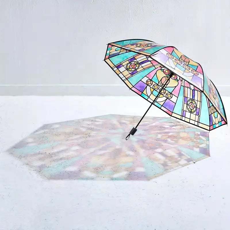 🔥Hot Sale 49% OFF -Vintage Stained Automatic Umbrella