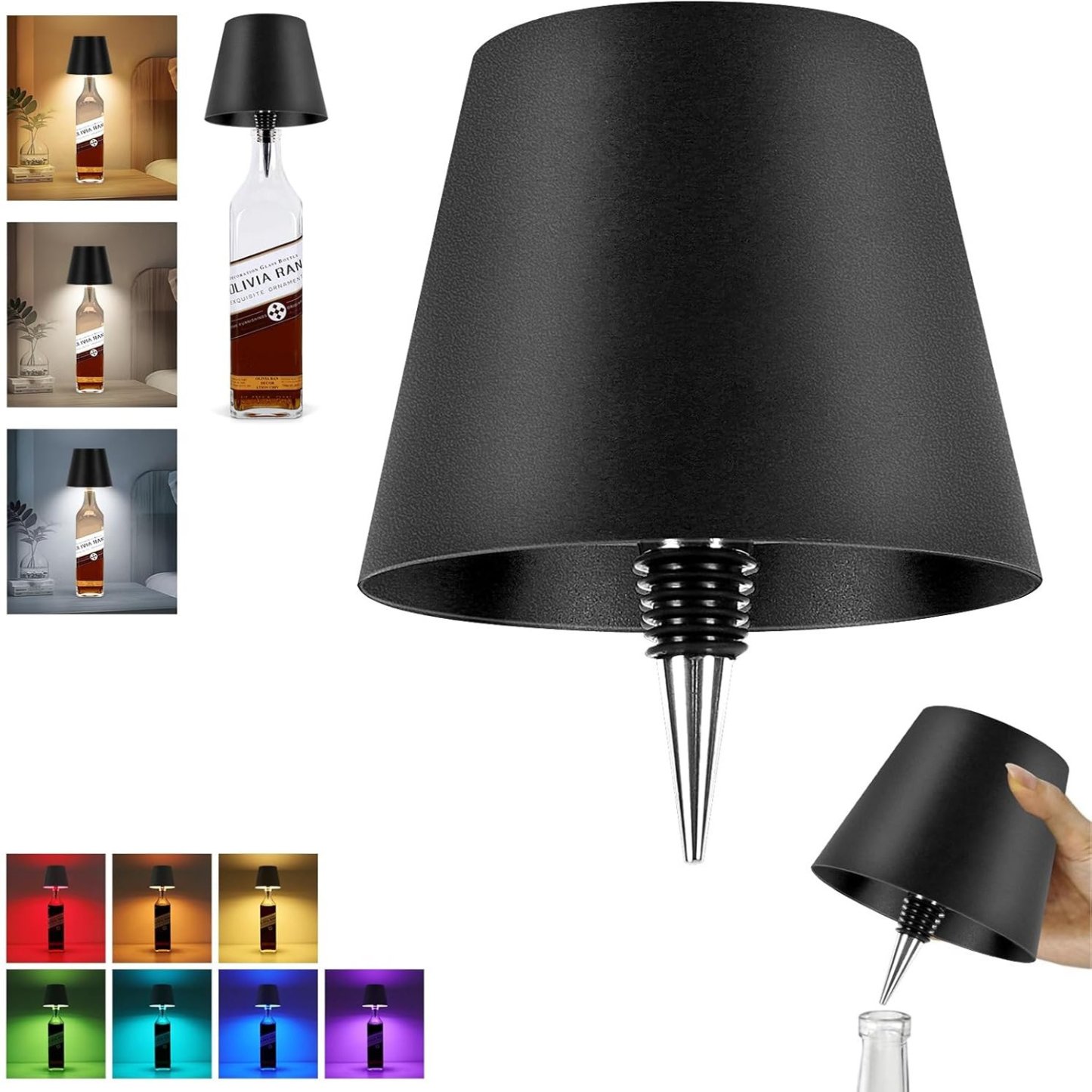 🔥Hot Sale 49% OFF -Wireless Bottle Lamp