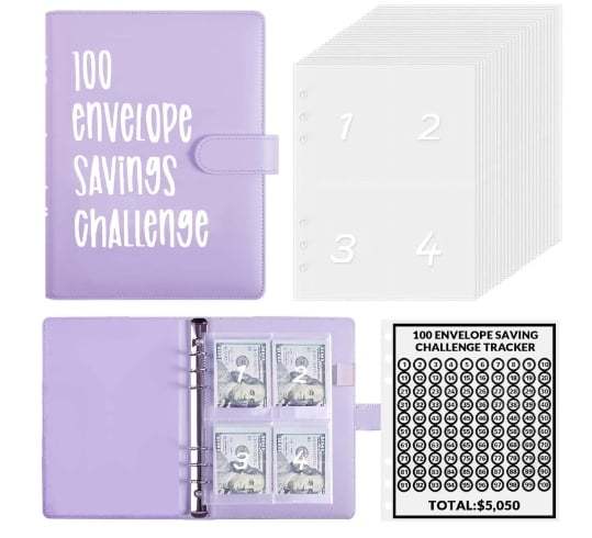 ✉️100 Envelope Challenge Binder