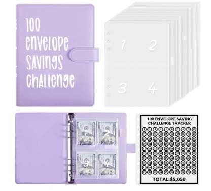 ✉️100 Envelope Challenge Binder