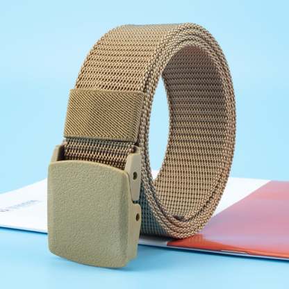 🎁Non-Metallic Non-Magnetic Buckle Nylon Belt