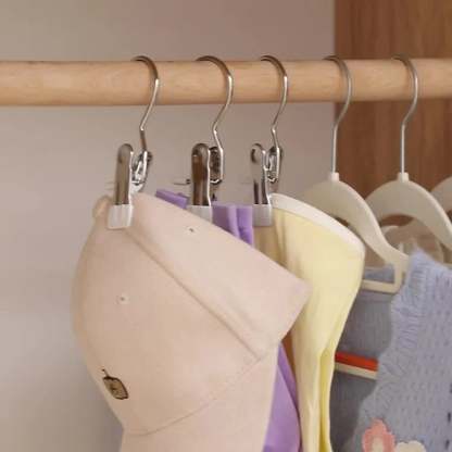 Space-Saving Clothes and Hat Storage Hook