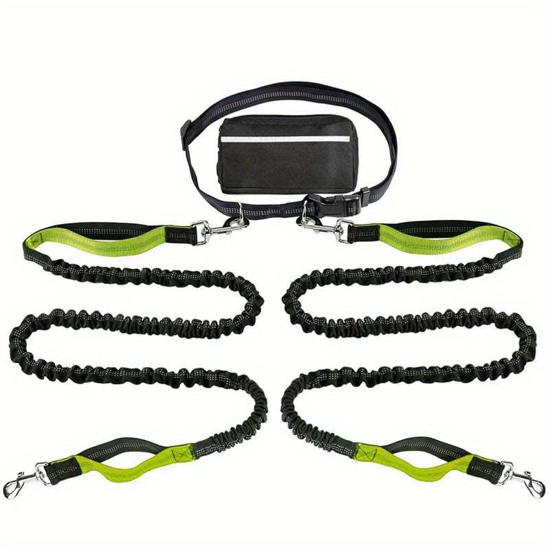 🔥Hands Free Dog Leash with Zipper Pouch