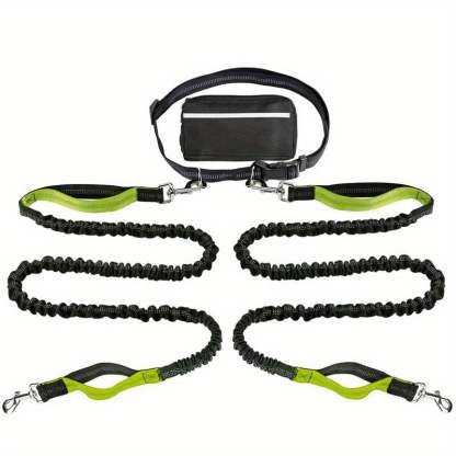 🔥Hands Free Dog Leash with Zipper Pouch