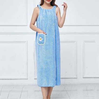 (🔥High Repurchase Rate)2024 Quick Dry Absorb Water Wearable Bath Towel