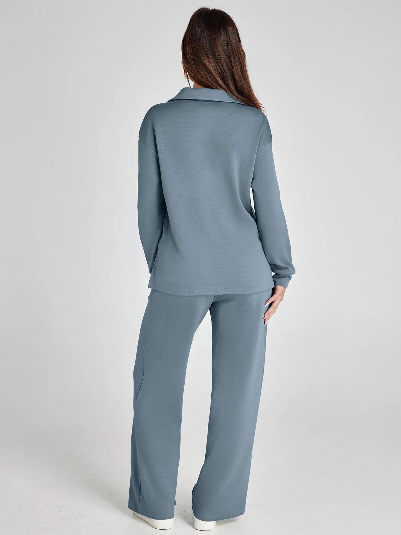 🔥Last Day 49% Off🔥Women's 2 Piece Sets Outfits Casual Long Sleeve Sweatsuits Sets (Same as in the video)