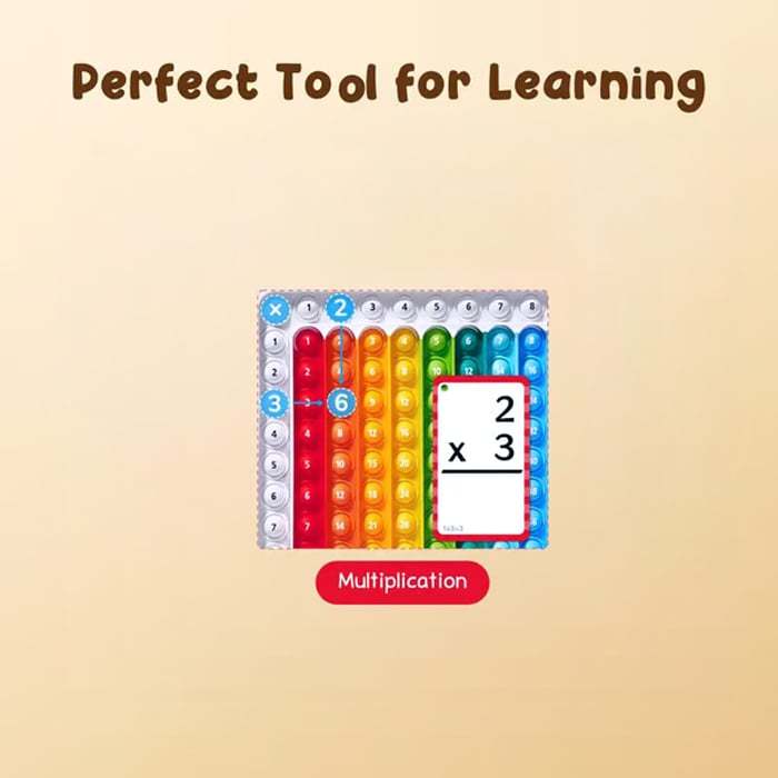 Math Fidget Toy, Math Game with Multiplication(Using age: 3+)
