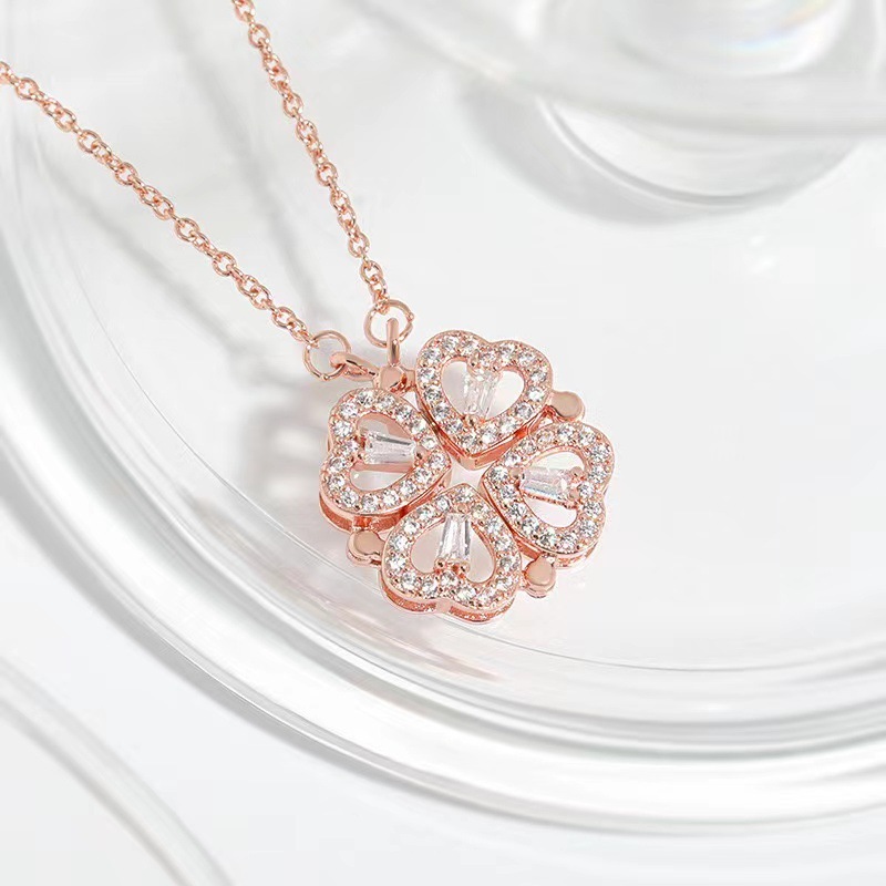 [🔥2024 NEW SALE] Heart Four-Leaf Clover Necklace