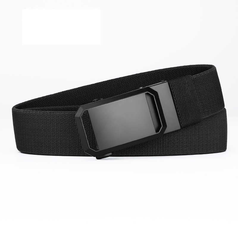Elastic high-elastic men's sports belt alloy automatic buckle versatile braided tactical belt