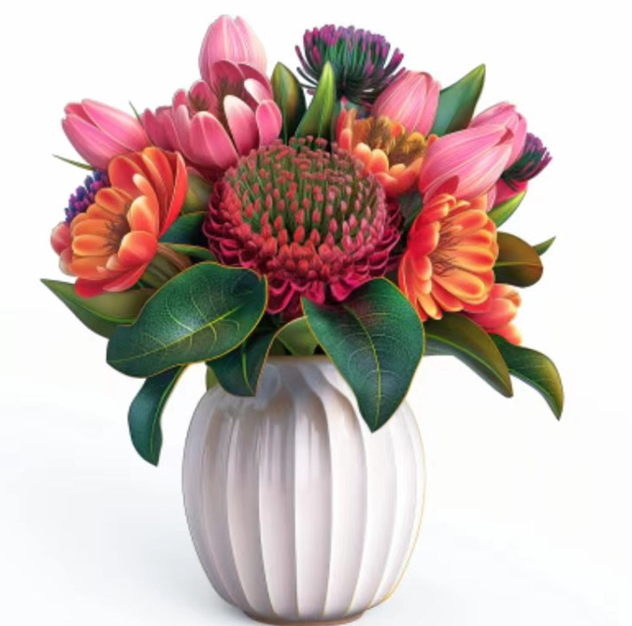 Grande Sorbet Roses