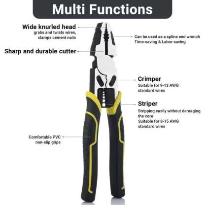 (🔥HOT SALE NOW 49% OFF) - 4-in-1 Lineman Plier