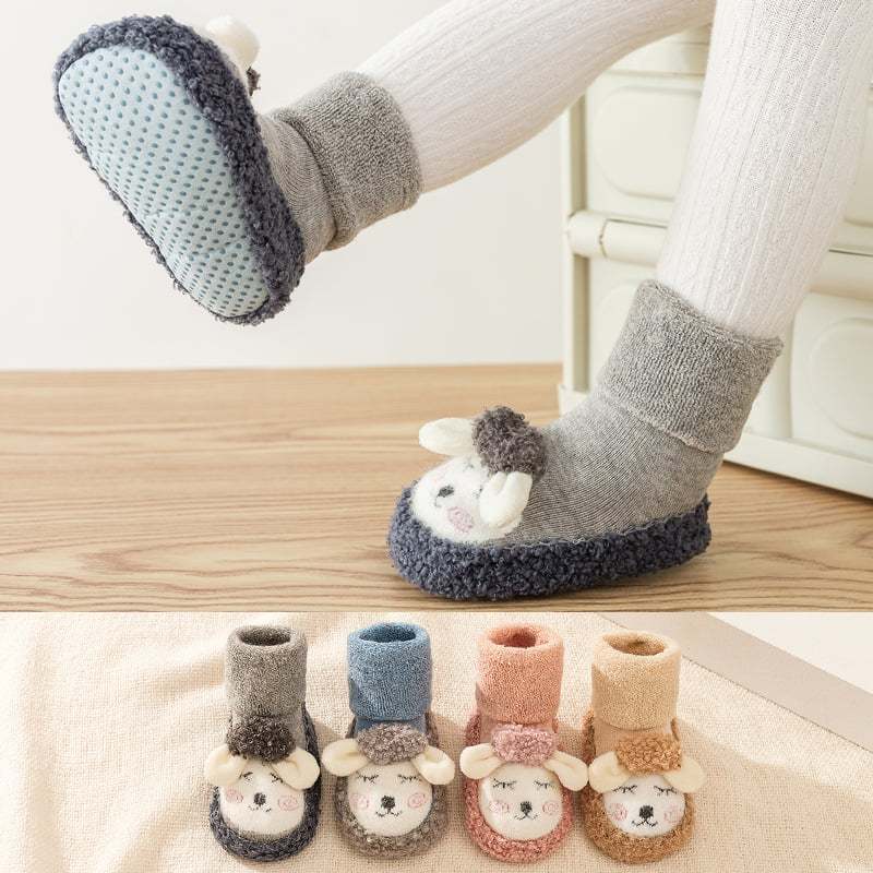 🎁Baby Cartoon Plush Cotton Toddler Shoes