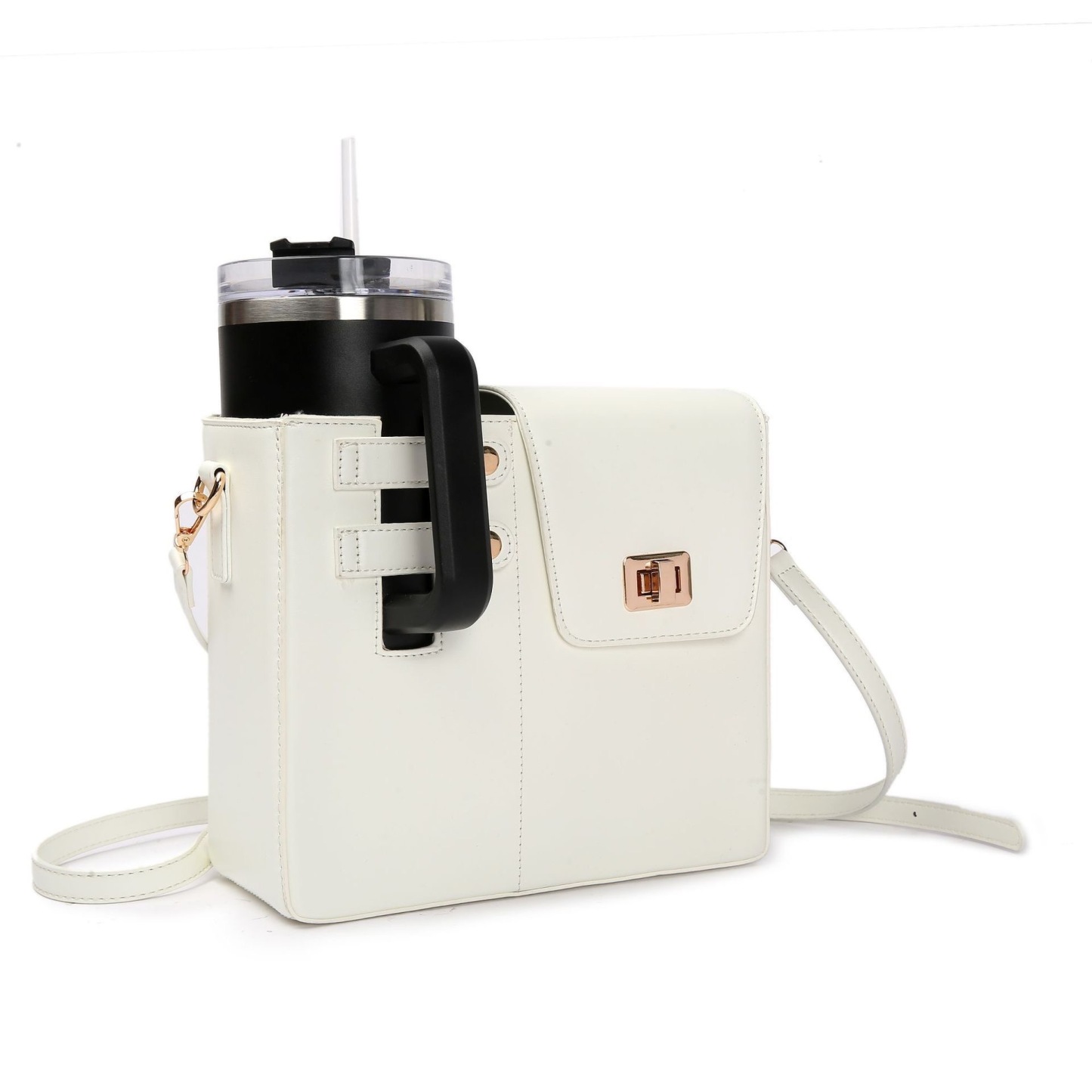 🔥2025 New Year Promotion - Portable Crossbody Water Cup Storage Bag