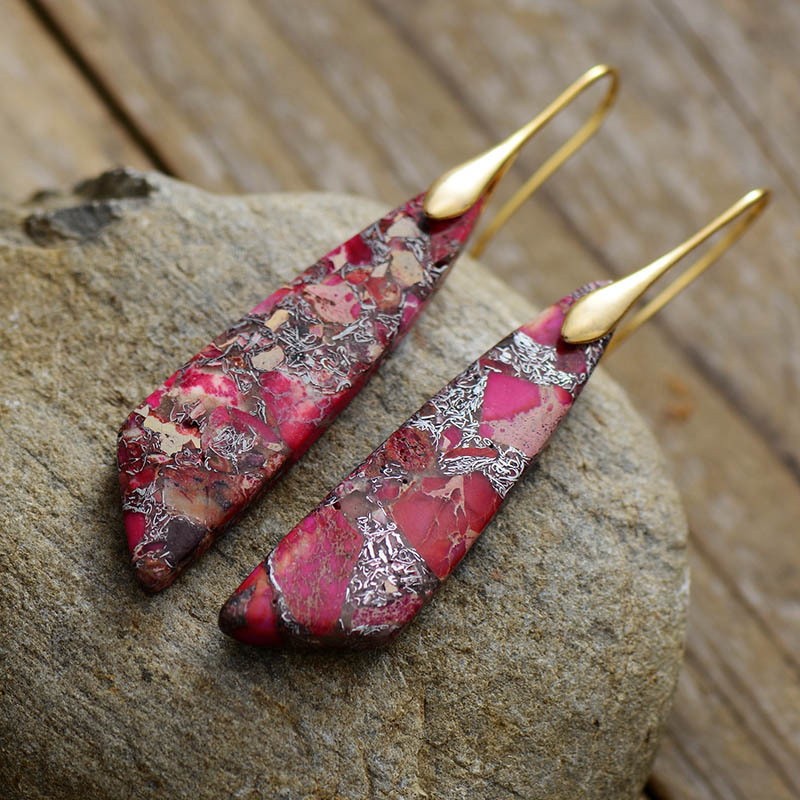 Vintage Nature Stone Earrings