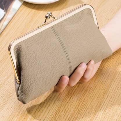 🔥 Genuine Leather Long Wallet