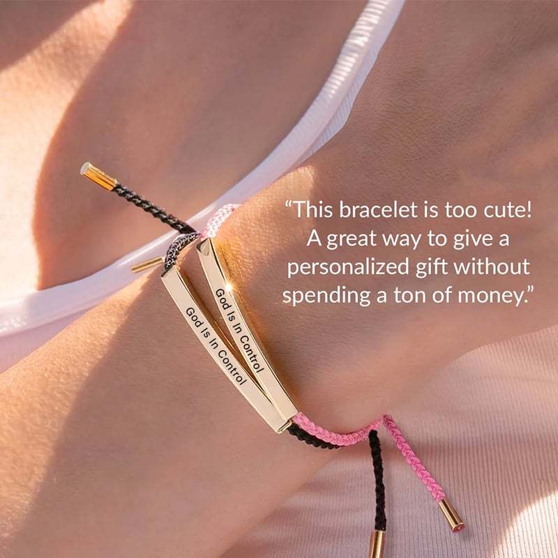 💖✨ Inspire Bracelet “God is in control”🎁