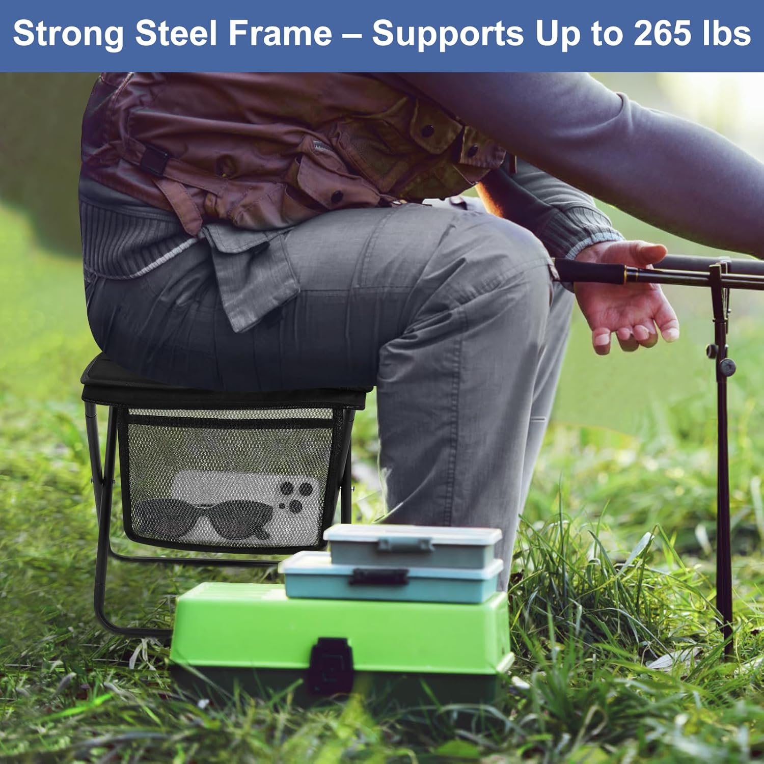 🔥✨Portable Folding Camping Stool