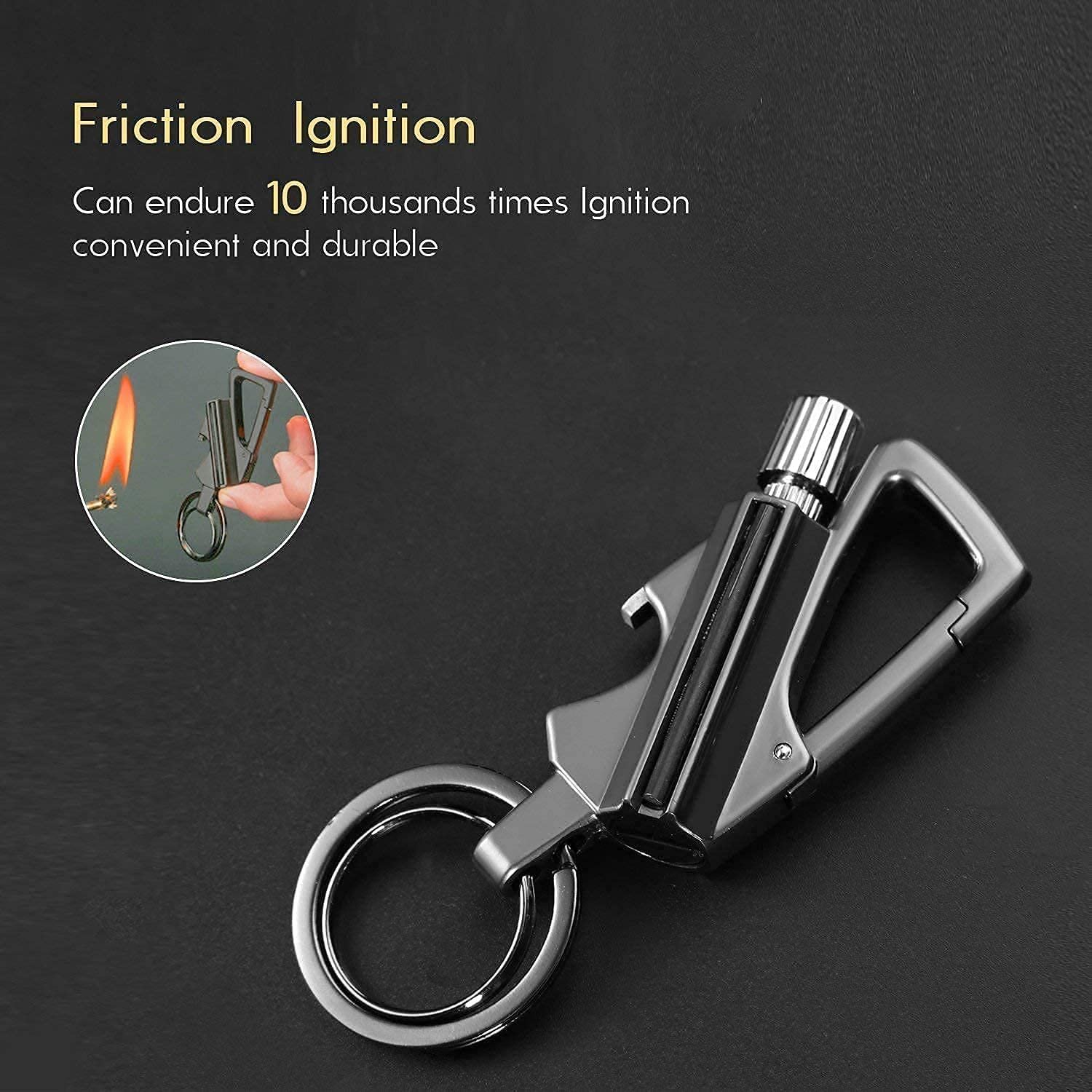 🎁Father's Day Special 49%🔥Multifunctional kerosene lighter keychain