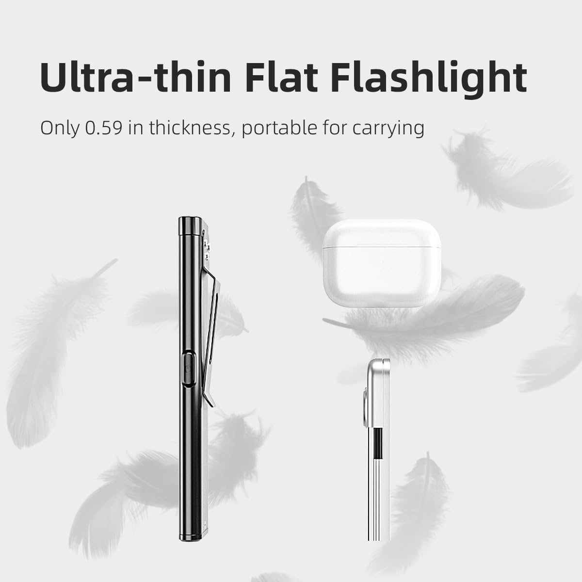 WARSUN Compact Multi-Mode Pocket LED Flashlight