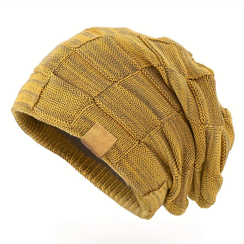 Luxe-Knit Beanie丨Soft Mixed-Color Unisex Winter Essential