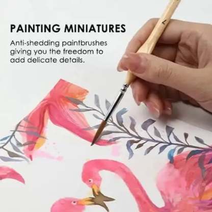 🎁11 Pcs Miniature Detail Paint Brush Set