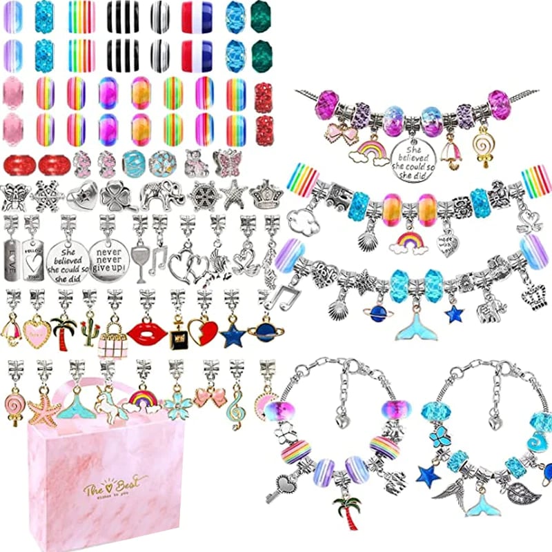 🎁Best Christmas Gifts 🔥Charm Bracelet Jewerly Making Kit