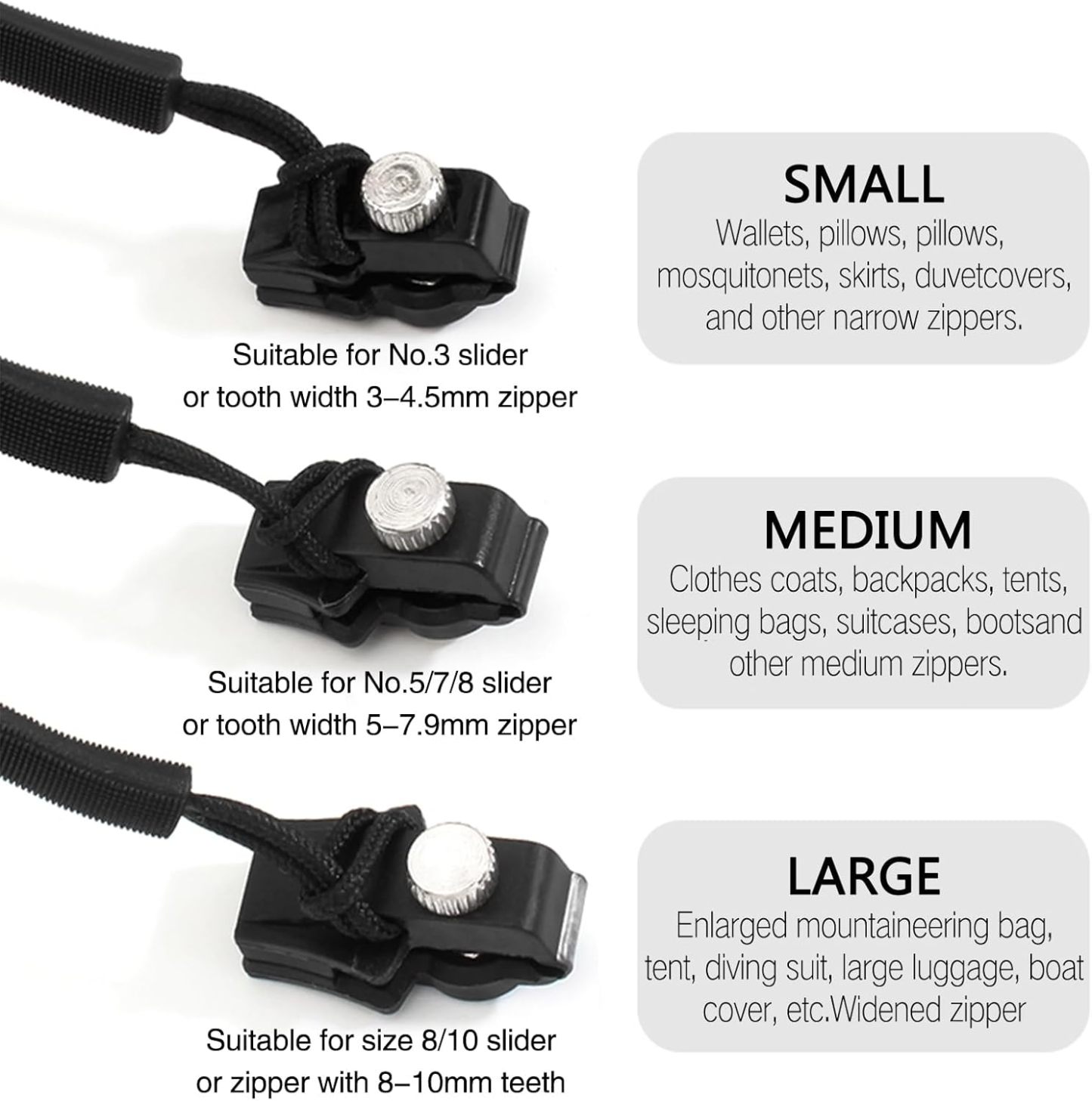 🔥Universal Zipper Repair Kit Quick Fix Slider