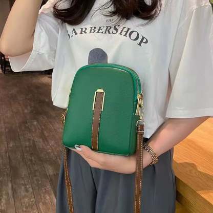 New lychee grain leather phone bag
