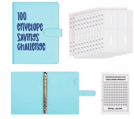 ✉️100 Envelope Challenge Binder