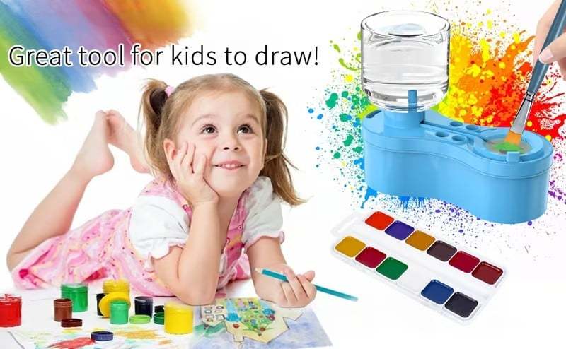 🎨🔥Universal Crafts Paint Brush Cleaner Rinse Cup
