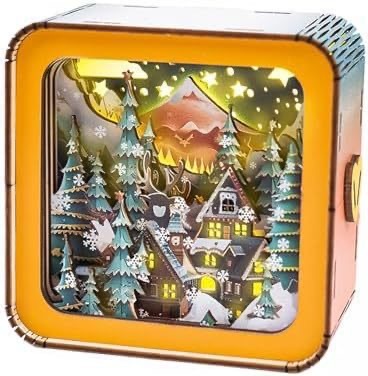 🎄Christmas Gift🎁 3D Wooden Puzzle Night Light