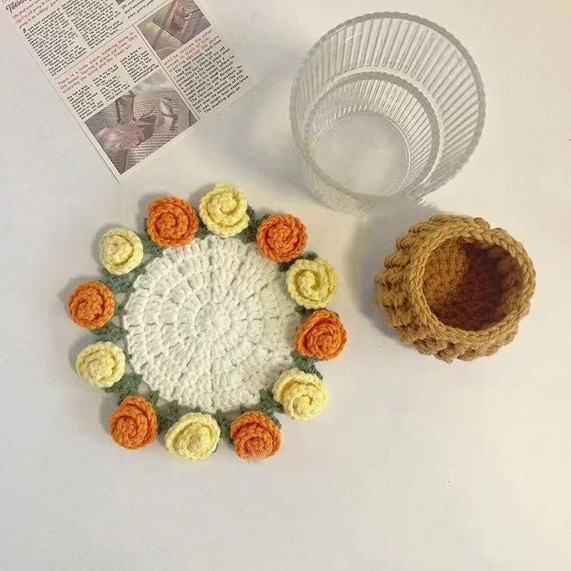 💥Flash Sale🔥Rose Bouquet Coaster