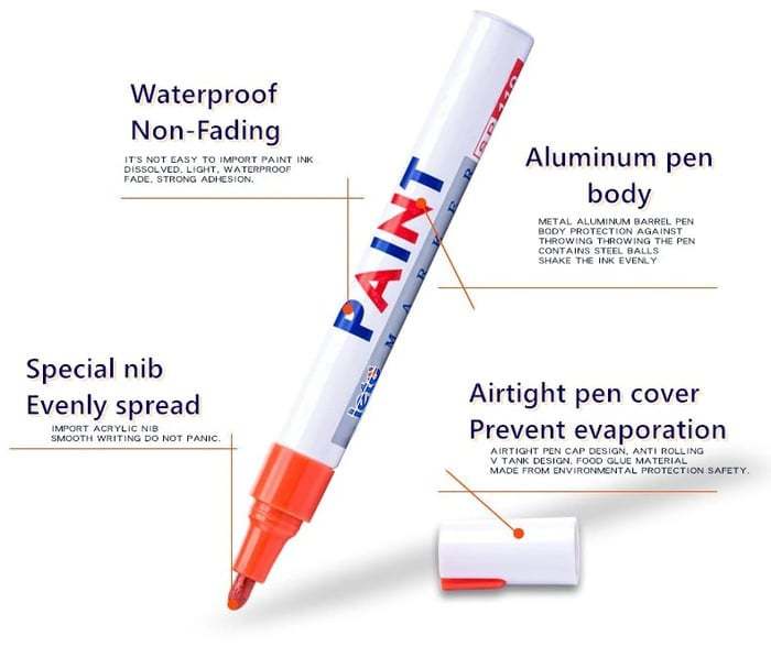 Waterproof Tire Paint Pen