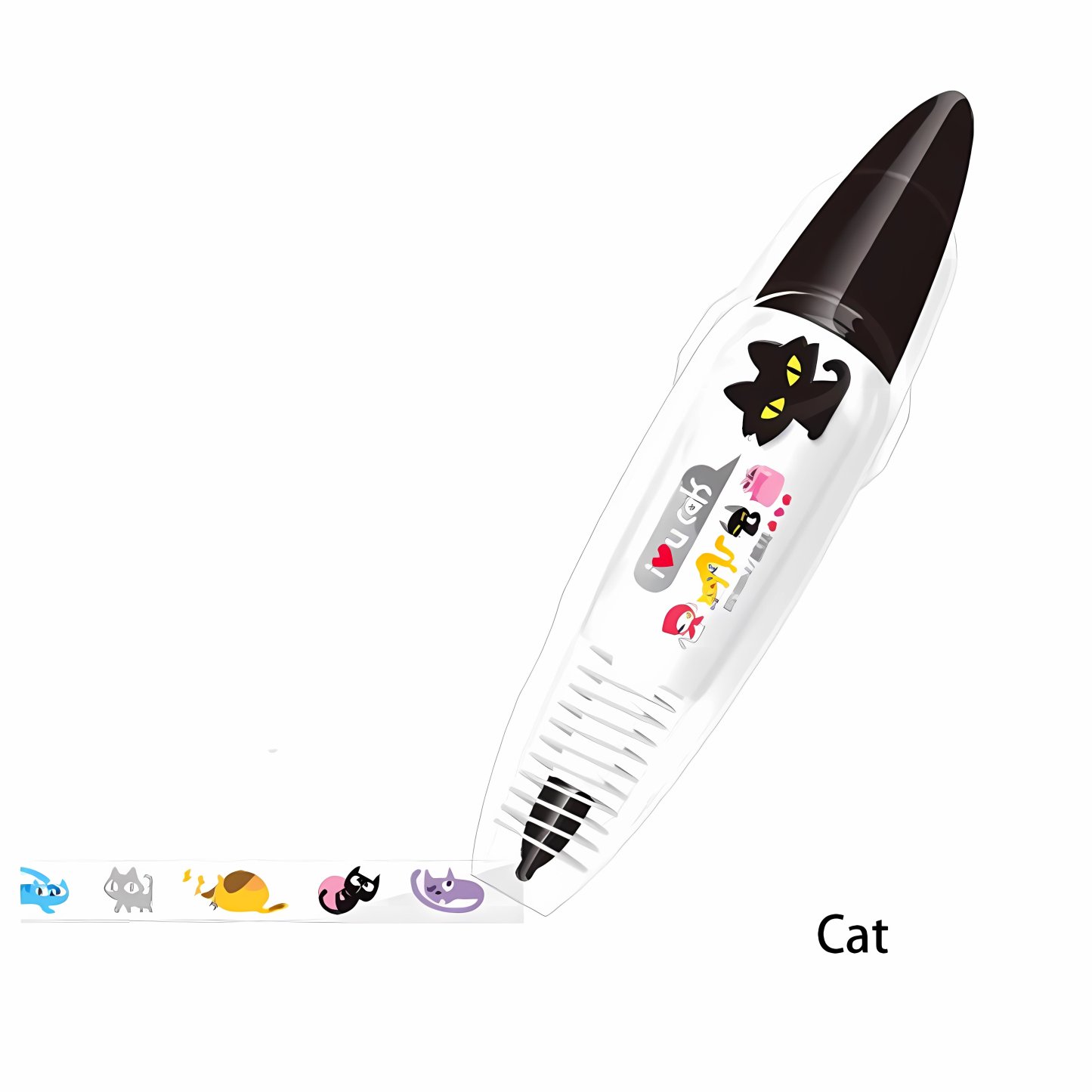 DIY Cute Animals Press Type Decorative Pen