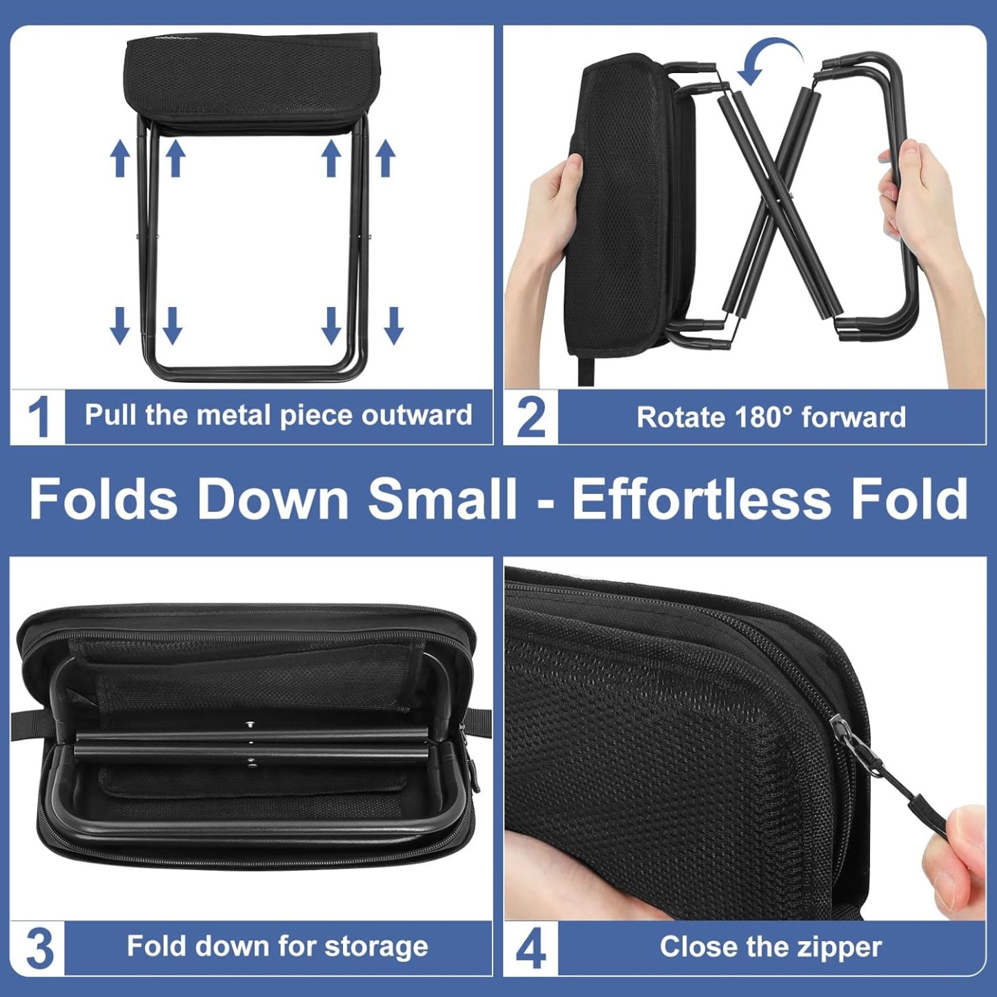 🔥✨Portable Folding Camping Stool