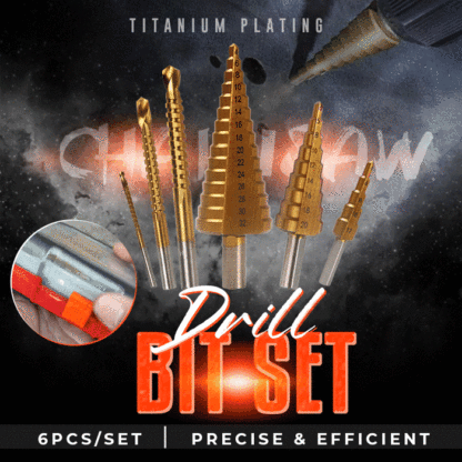 💥6 PCS HSS Titanium Coated Drill Bit Set