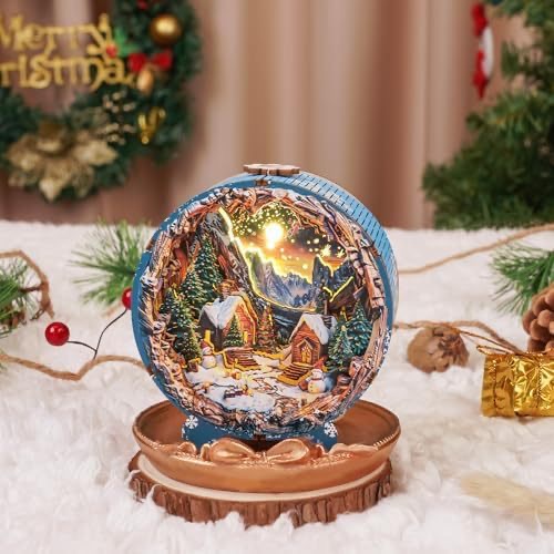 🎄Christmas Gift🎁 3D Wooden Puzzle Night Light