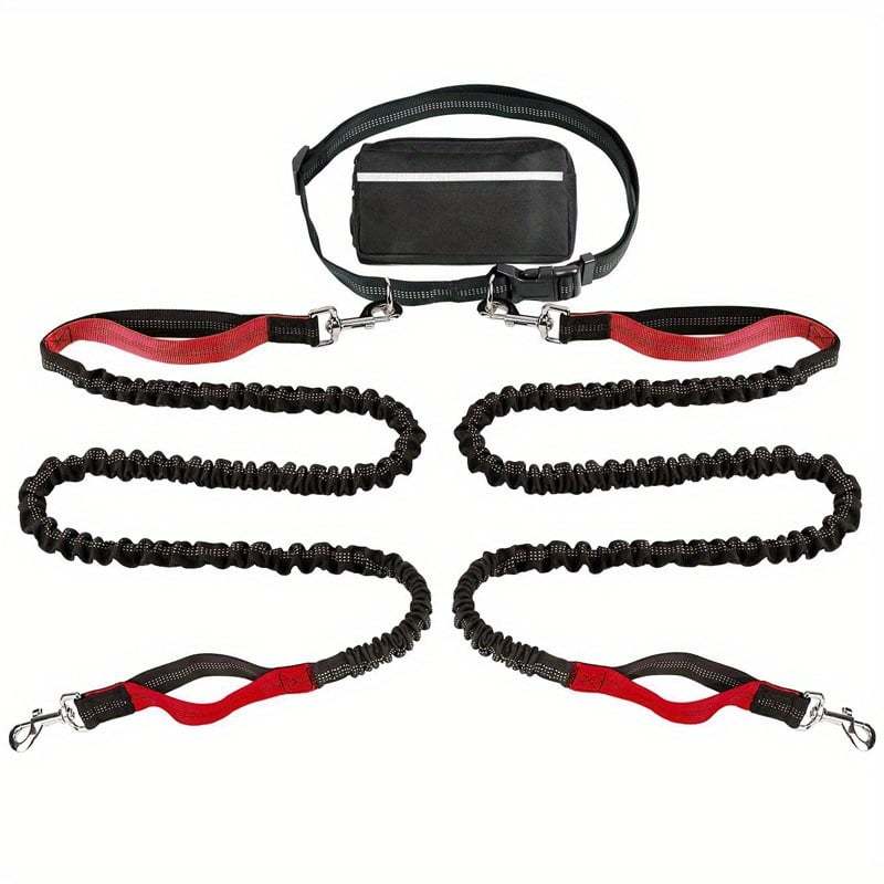 🔥Hands Free Dog Leash with Zipper Pouch