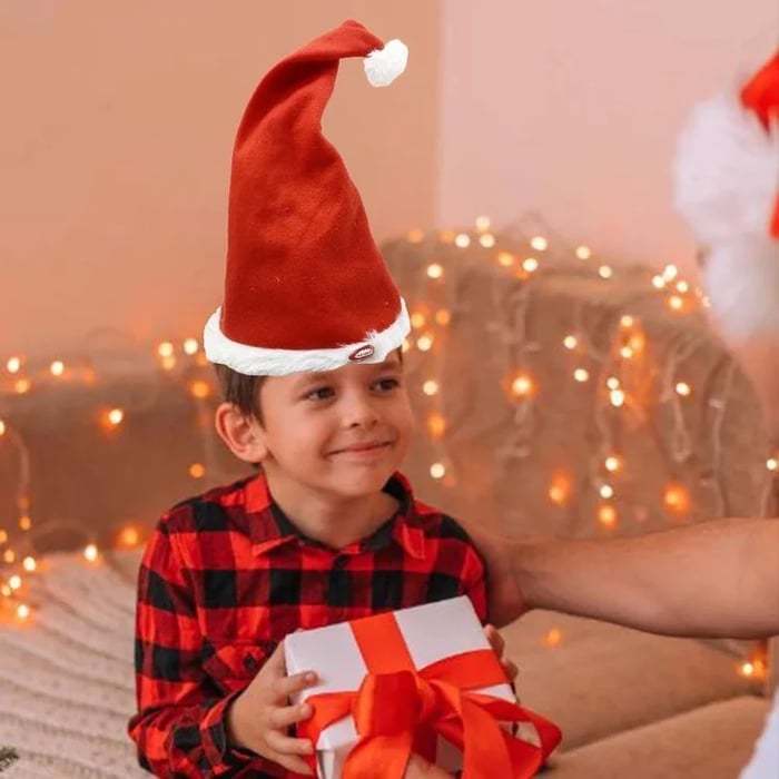 (🎅2024 BEST GIFT TO FAMILY🎅)Electric Christmas Hat🔥  Buy 4 Free Shipping