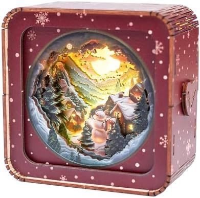 🎄Christmas Gift🎁 3D Wooden Puzzle Night Light