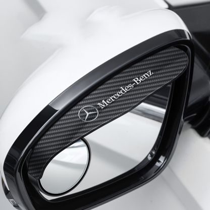 🔥Hot Selling🔥 Car Rear View Mirror Small Round Mirror Rain Eyebrow (2PCS)